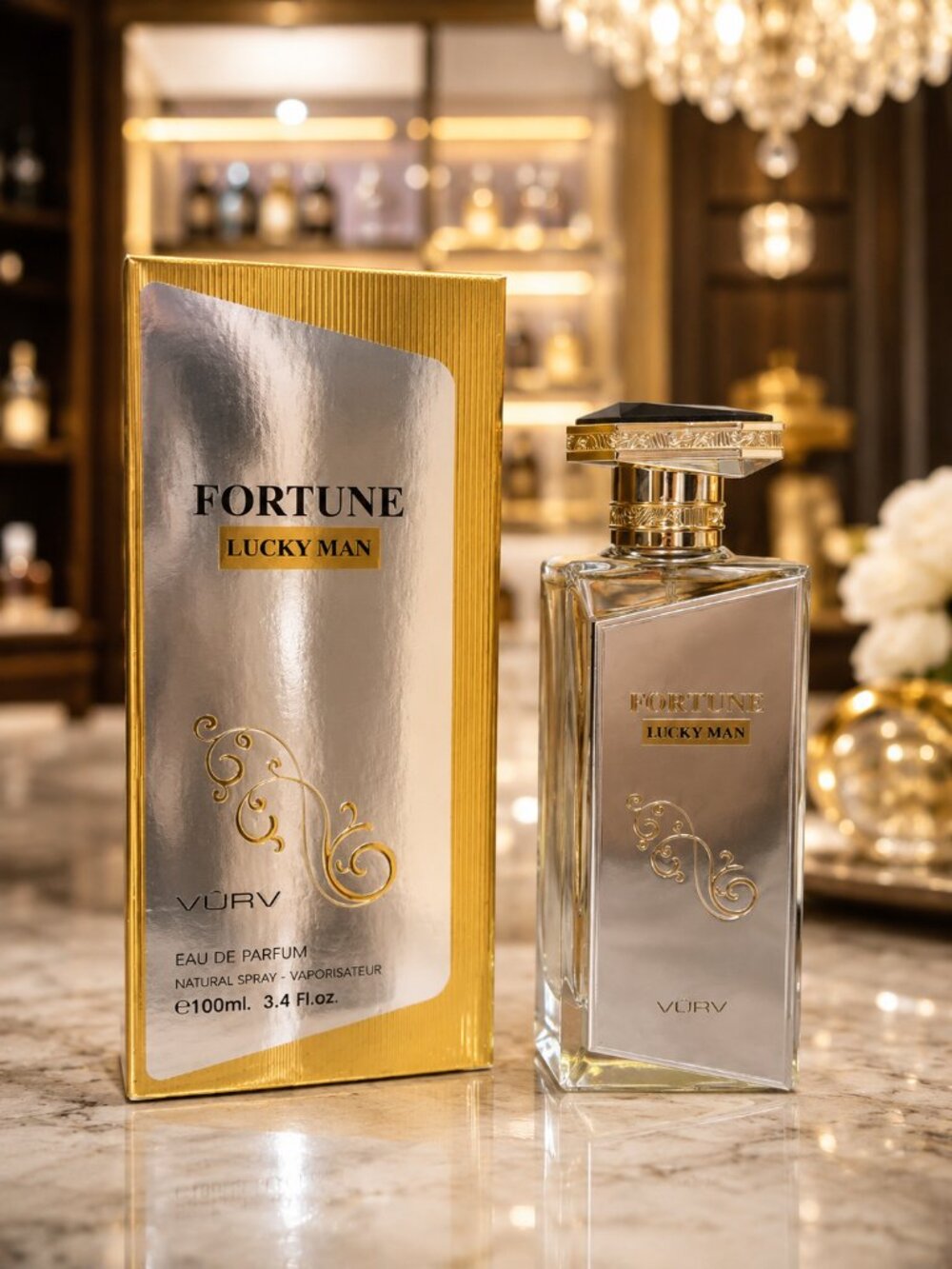 Lattafa Vurv Fortune Lucky Man EDP 100ML 3.4FL,OZ